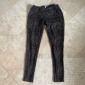 Joie leggings snake skin Medium